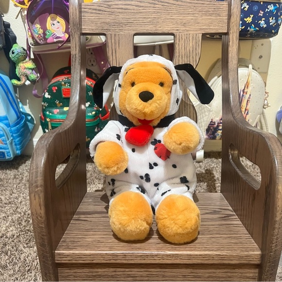 Winnie the Pooh Dalmatian Costume Valentines Day Plush Stuffed Animal - Picture 1 of 2